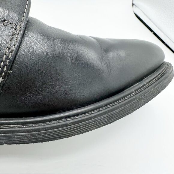 BOSTONIAN Leather Brently Style Chukka Low Boot Shoe BLACK Mens Size 11.5 - Picture 13 of 16